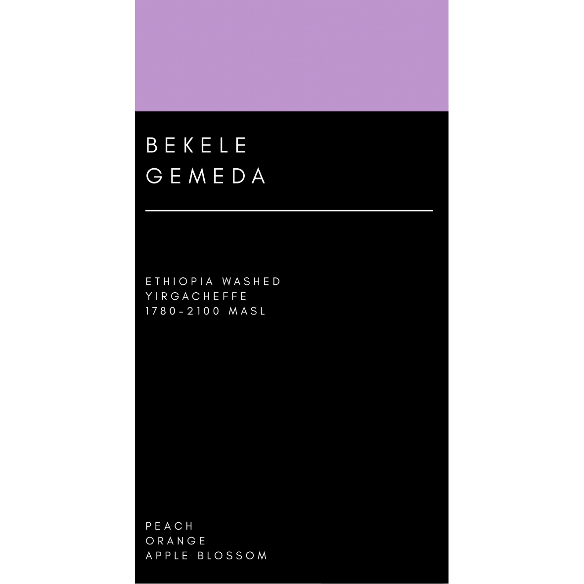 Bekele Gemeda - (Ethiopia Washed)