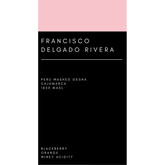 Francisco Delgado Rivera - (Peru - Gesha Washed)