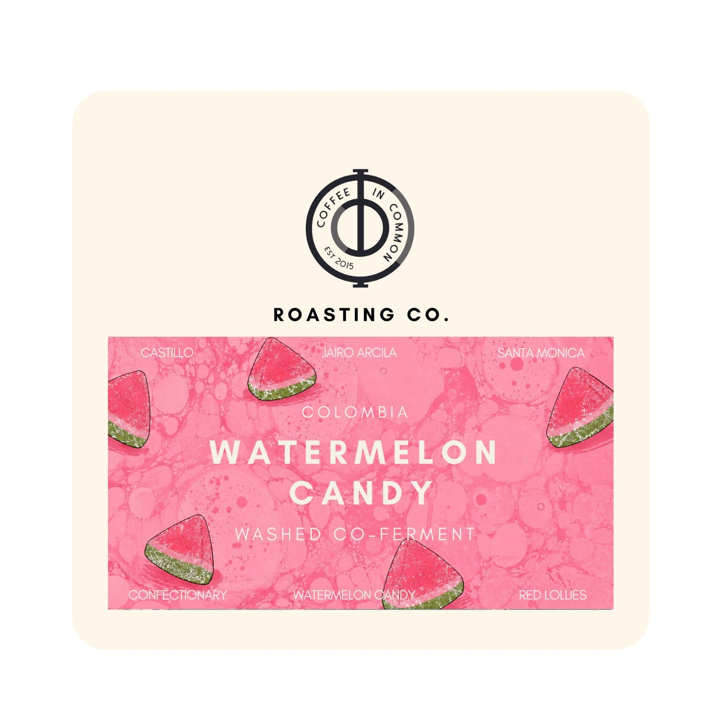 Watermelon candy - (Colombia/Ethiopia - washed co-ferment)